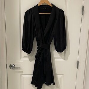 Mittoshop Black Wrap Dress